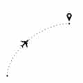 Calcular a distância do voo da Kuwait Airways 